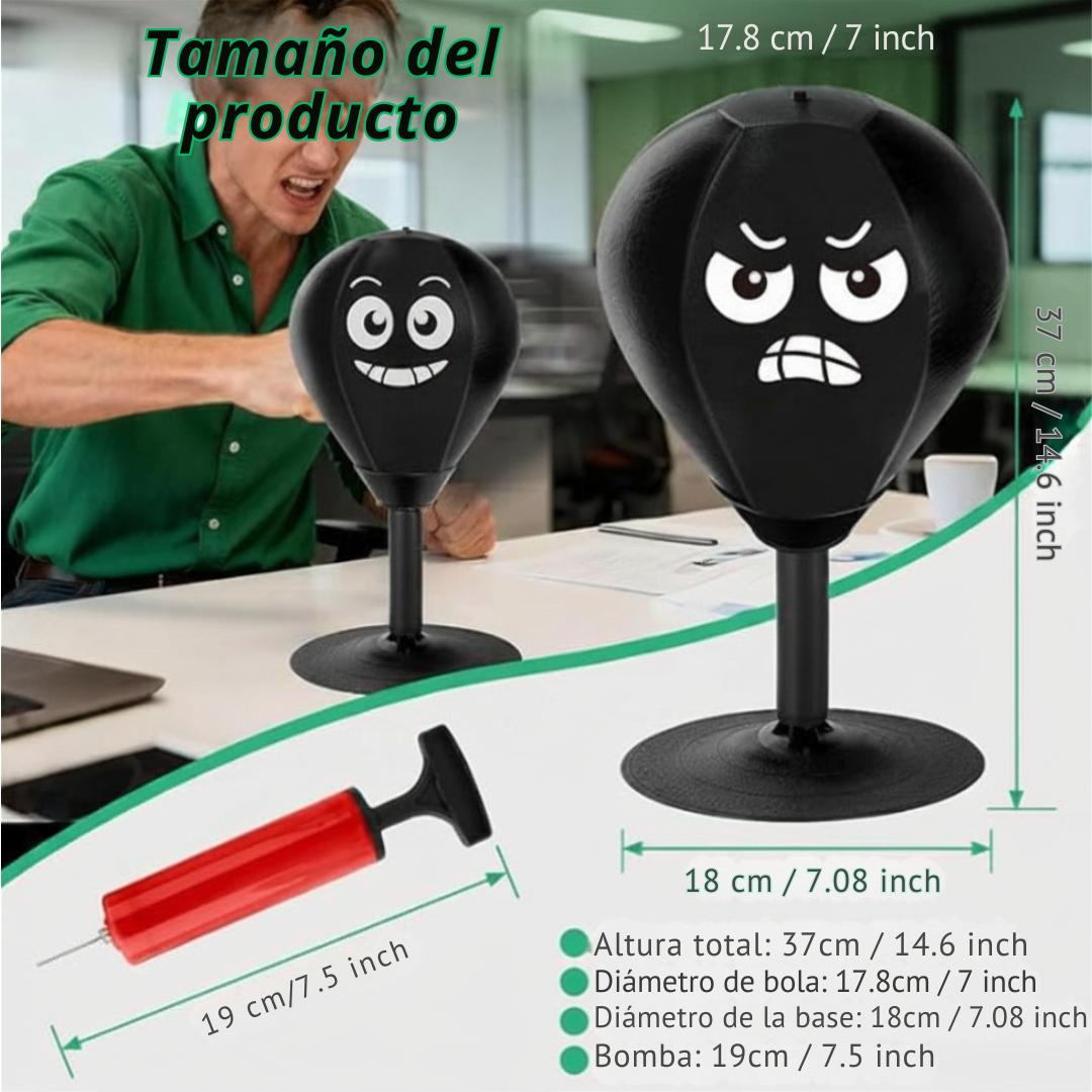 Saco mesa StressKO, golpea el saco y no tu mando o el monitor.
