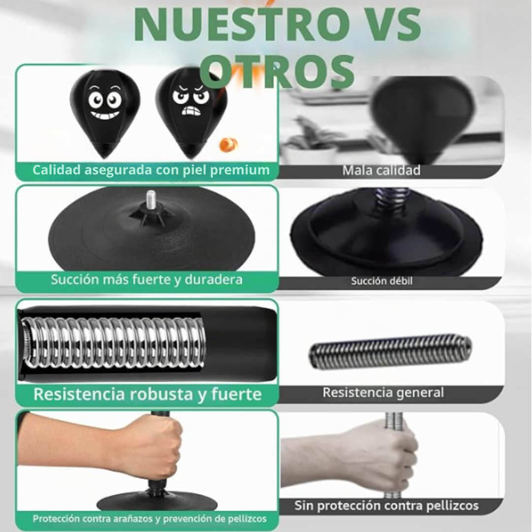 Saco mesa StressKO, golpea el saco y no tu mando o el monitor.