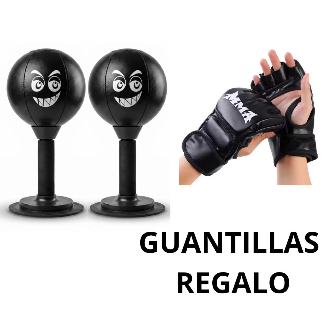 Saco mesa StressKO, golpea el saco y no tu mando o el monitor.